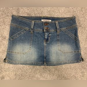 Vintage Y2K Abercrombie & Fitch Jean Mini Skirt